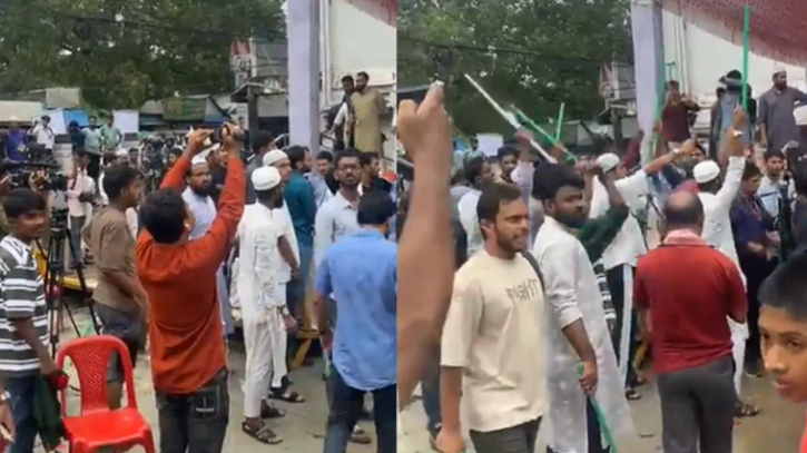 গোপালগঞ্জে এনসিপির সমাবেশস্থলে হামলা গোপালগঞ্জে এনসিপির সমাবেশস্থলে হামলা