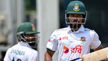 শান্ত ফিরলেন এক অঙ্কে, ফিফটি হলো না সাদমানেরও