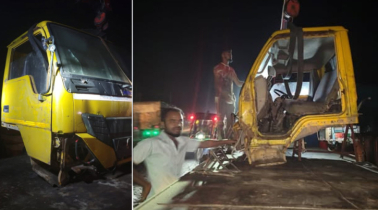 যশোরে চোরাই ট্রাকের ব‌ডি উদ্ধার, মা‌লিক স‌মিতি‌র নেতা আটক