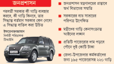 আগামী সরকারের মন্ত্রীদের জন্য ৬০ গাড়ি কেনা হচ্ছে
