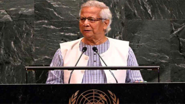 বাংলাদেশ আর কখনও স্বৈরশাসনের পথে ফিরবে না, জাতিসংঘে ড. ইউনূস