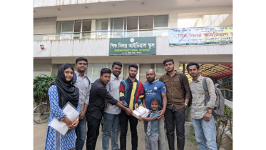 ইতিহাস ক্লাবের উদ্যোগে স্কুলে ভর্তি পেল অরি