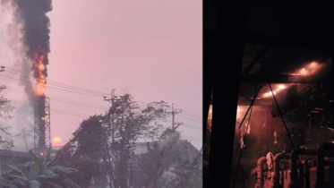 যশোরে আফিল ব্রিকসে অগ্নিকাণ্ড, দুইজন আহত