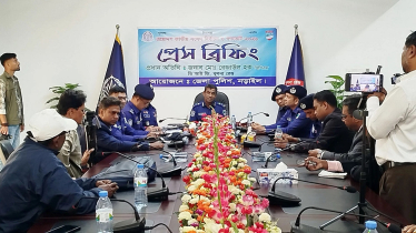 নির্বাচন ও গণভোট বিষয়ে খুলনা রেঞ্জ ডিআইজির প্রেসব্রিফিং