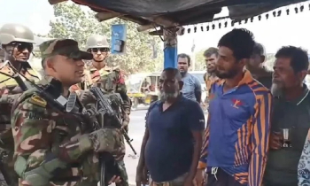 জাতীয় নির্বাচন উপলক্ষে সাতক্ষীরায় সেনাবাহিনীর টহল জোরদার