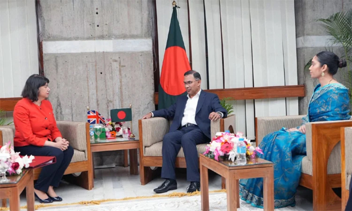 প্রধানমন্ত্রীর সঙ্গে যুক্তরাজ্যের আন্ডার-সেক্রেটারির সাক্ষাৎ