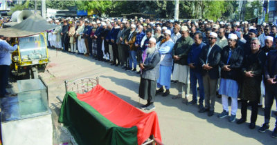 যশোর জেলা যুবদলের সাবেক সভাপতি এহসানুল হক মুন্নার দাফন সম্পন্ন