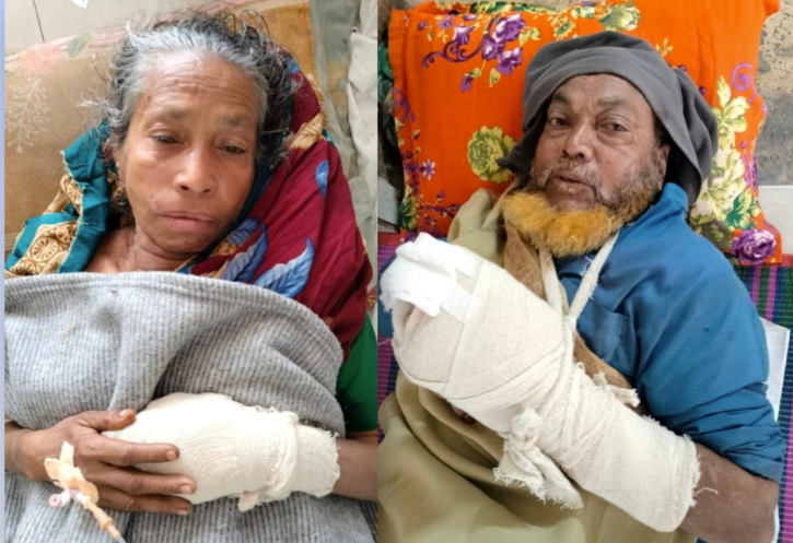 যশোরে নেশার টাকা না দেওয়ায় ছেলে কর্তৃক মা–বাবাকে কুপিয়ে জখম