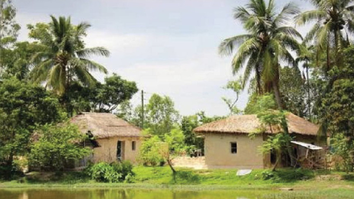 কুটির, উঠোন আর জীবনযাপনের এক বাস্তব চিত্র