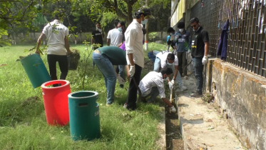 কলেজে পরিচ্ছন্ন ক্যাম্পাস  ছাত্রদলের অঙ্গীকার ’শীর্ষক  কর্মসূচি পালিত হয়েছে