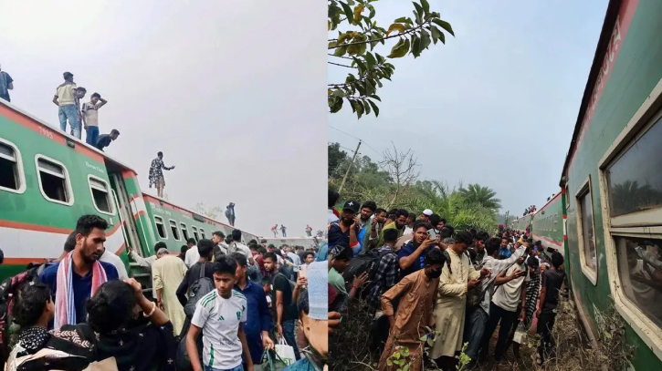 নীলসাগর এক্সপ্রেসের ৭ বগি লাইনচ্যুত, শতাধিক আহত