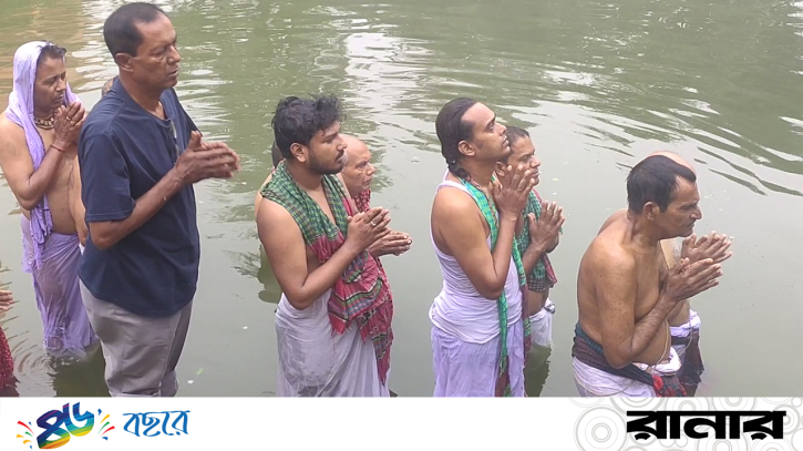 মহালয়ায় তিলতর্পণ অনুষ্ঠিত