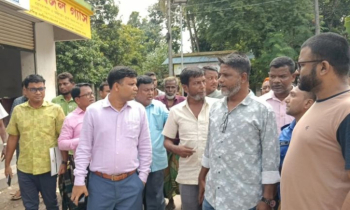 নাভারন বাজারের খাস জমি থেকে অবৈধ দখলদার উচ্ছেদের নির্দেশ