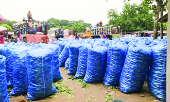 অব্যবস্থাপনায় সংকুচিত চৌগাছার কাঁচাবাজার