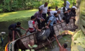 বরিশাল যাত্রীবাহী বাস পুকুরে পড়ে একজন নিহত, আহত ২০ জন
