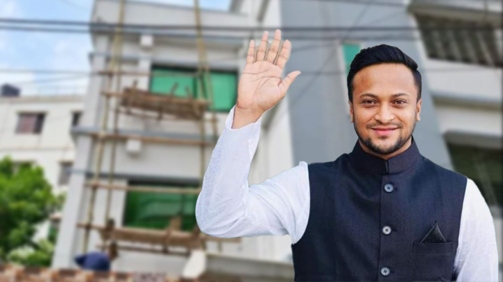 সাকিব আল হাসানের মাগুরার বাড়িতে চলছে সংস্কারকাজ