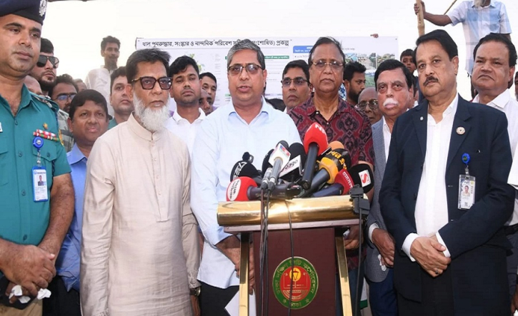 ঢাকার খাল পুনরুদ্ধার ও সৌন্দর্যবর্ধনে সরকার কাজ করছে